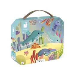 Janod Puzzle 36 piezas - Animales Marinos ·*Niños Puzzles Janod