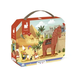 Janod Puzzle 100 piezas - Antigüedad y Mitología ·*Niños Puzzles Janod
