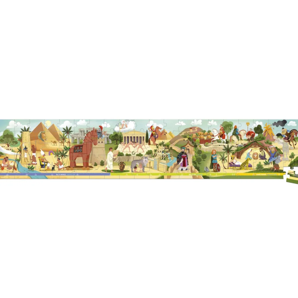 Janod Puzzle 100 piezas - Antigüedad y Mitología ·*Niños Puzzles Janod