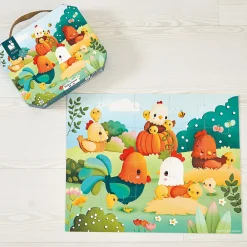 Janod Puzzle 20 piezas - Bienvenidos al Corral ·*Niños Puzzles Janod
