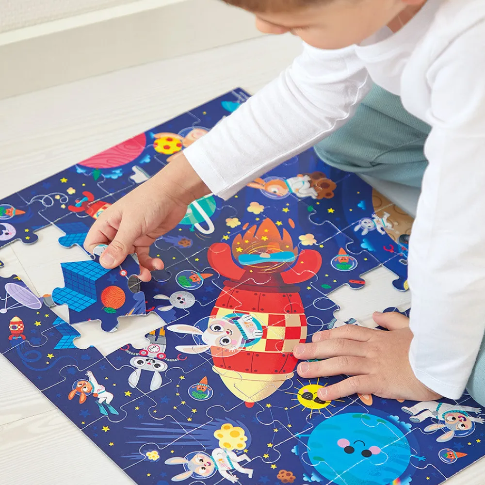 Janod Puzzle 54 piezas - Cohete ·*Niños Puzzles Janod