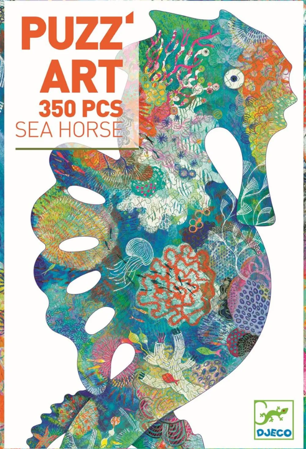 Djeco Puzzle Art Caballito de mar ·*Niños Puzzles 300 Piezas|Puzzles Djeco