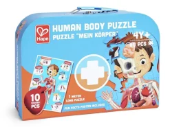 Hape Puzzle Cuerpo Humano ·*Niños Puzzles 100 Piezas|Puzzles Hape