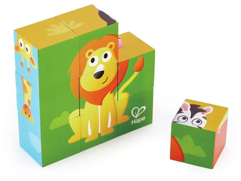 Auzou Puzzle de Bloques de Animales de la Selva*Niños Puzzles De Animales
