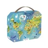 Janod Puzzle del mundo 100 piezas ·*Niños Puzzles 100 Piezas|Puzzles Janod