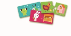 Djeco Puzzle dúo Habitats 20 piezas ·*Niños Puzzles Djeco|Puzzles De Animales