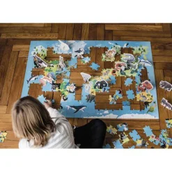 Janod Puzzle Educativo Animales en Peligro de Extinción ·*Niños Puzzles 200 Piezas|Puzzles Janod