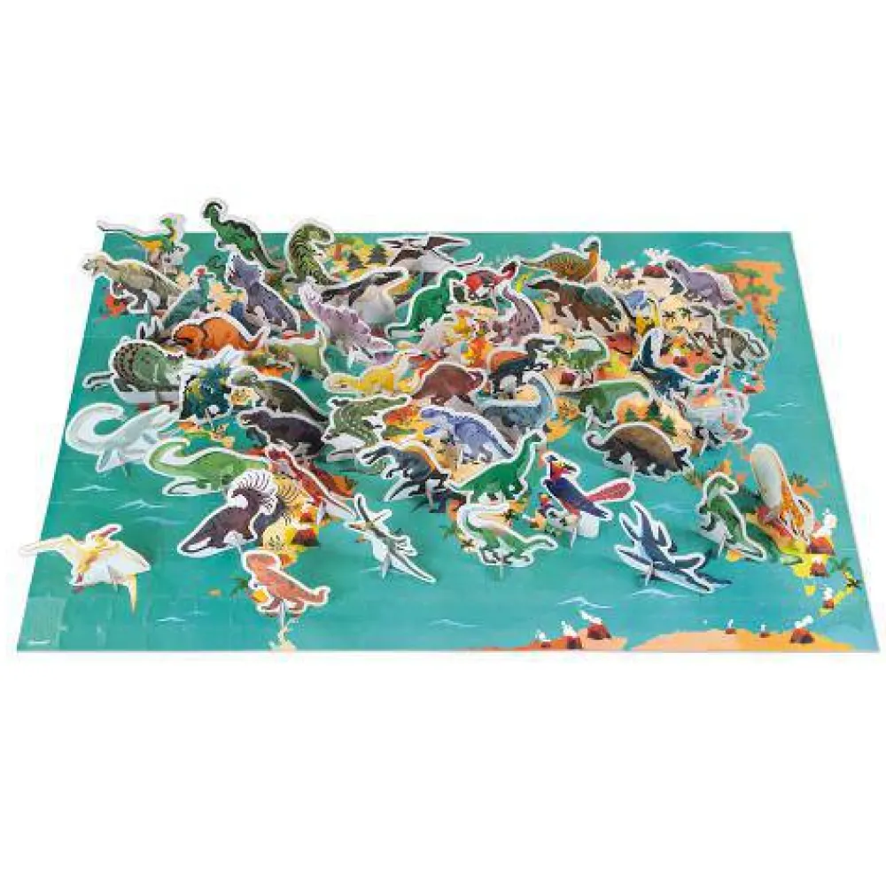 Janod Puzzle Educativo Los Dinosaurios ·*Niños Puzzles 200 Piezas|Puzzles Janod