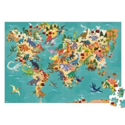 Janod Puzzle Educativo Los Dinosaurios ·*Niños Puzzles 200 Piezas|Puzzles Janod