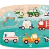 Hape Puzzle Encajable Emergencias ·*Niños Puzzles Hape|Puzzles De Madera Para Niños Y Niñas