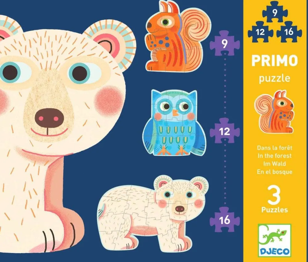 Djeco Puzzle Evolutivo en el Bosque ·*Niños Puzzles Djeco|Puzzles De Animales