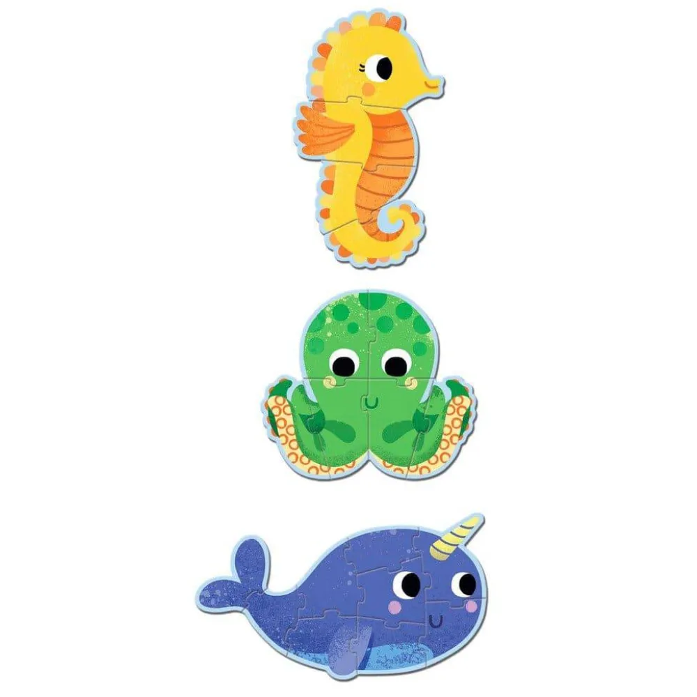 Djeco Puzzle Evolutivo en el Mar ·*Niños Puzzles Djeco|Puzzles De Animales