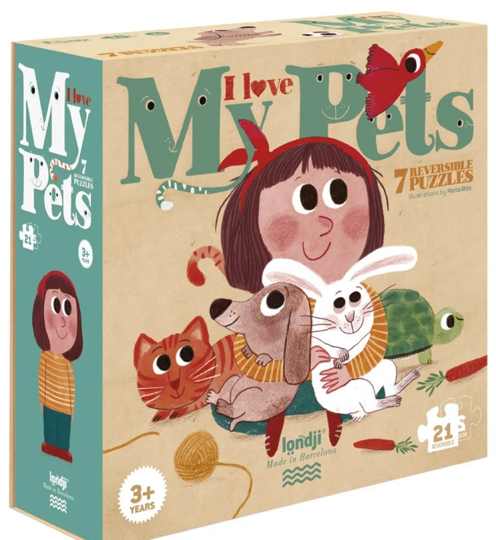 Londji Puzzle I love my pets ·*Niños Puzzles De Animales