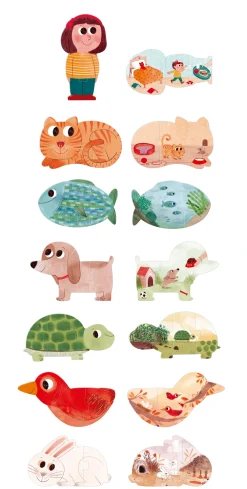 Londji Puzzle I love my pets ·*Niños Puzzles De Animales