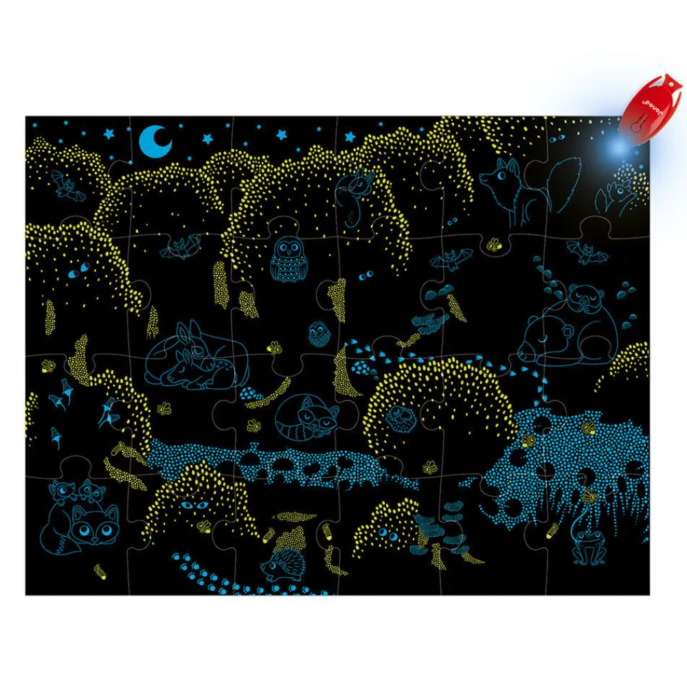 Janod Puzzle mágico El Bosque ·*Niños Puzzles 24 Piezas|Puzzles Janod