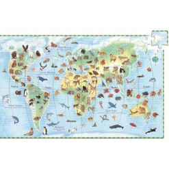 Djeco Puzzle Observación · Animales del Mundo*Niños Puzzles Djeco|Puzzles Con Libro