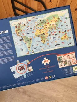 Djeco Puzzle Observación · Animales del Mundo*Niños Puzzles Djeco|Puzzles Con Libro