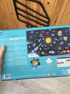 Djeco Puzzle Observación · El Espacio*Niños Puzzles 200 Piezas|Puzzles Djeco