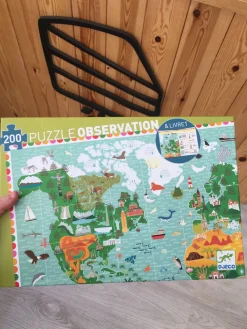 Djeco Puzzle Observación · Los Monumentos del Mundo*Niños Puzzles 200 Piezas|Puzzles Djeco