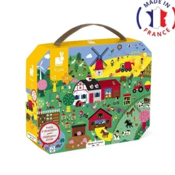 Janod Puzzle Observación La Granja 24 piezas*Niños Puzzles 24 Piezas|Puzzles Janod