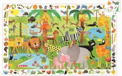 Djeco Puzzle Observación La Jungla ·*Niños Puzzles 36 Piezas|Puzzles Djeco