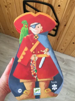 Djeco Puzzle Silueta · El Pirata*Niños Puzzles 36 Piezas|Puzzles Djeco