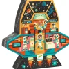 Djeco Puzzle Silueta · Estación Espacial*Niños Puzzles 54 Piezas|Puzzles Djeco