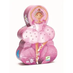 Djeco Puzzle Silueta · La Bailarina*Niños Puzzles 36 Piezas|Puzzles Djeco