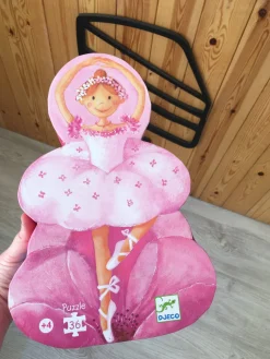 Djeco Puzzle Silueta · La Bailarina*Niños Puzzles 36 Piezas|Puzzles Djeco