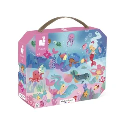 Janod Puzzle Sirenas 24 piezas ·*Niños Puzzles 24 Piezas|Puzzles Janod