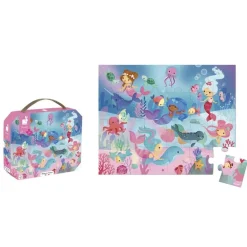 Janod Puzzle Sirenas 24 piezas ·*Niños Puzzles 24 Piezas|Puzzles Janod