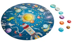 Hape Puzzle Sistema Solar ·*Niños Puzzles 100 Piezas|Puzzles Hape
