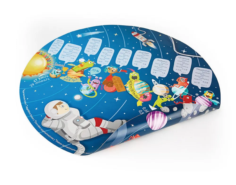 Hape Puzzle Sistema Solar ·*Niños Puzzles 100 Piezas|Puzzles Hape