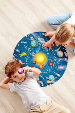 Hape Puzzle Sistema Solar ·*Niños Puzzles 100 Piezas|Puzzles Hape