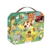 Janod Puzzle Un Día en la Granja 24 piezas ·*Niños Puzzles 24 Piezas|Puzzles Janod