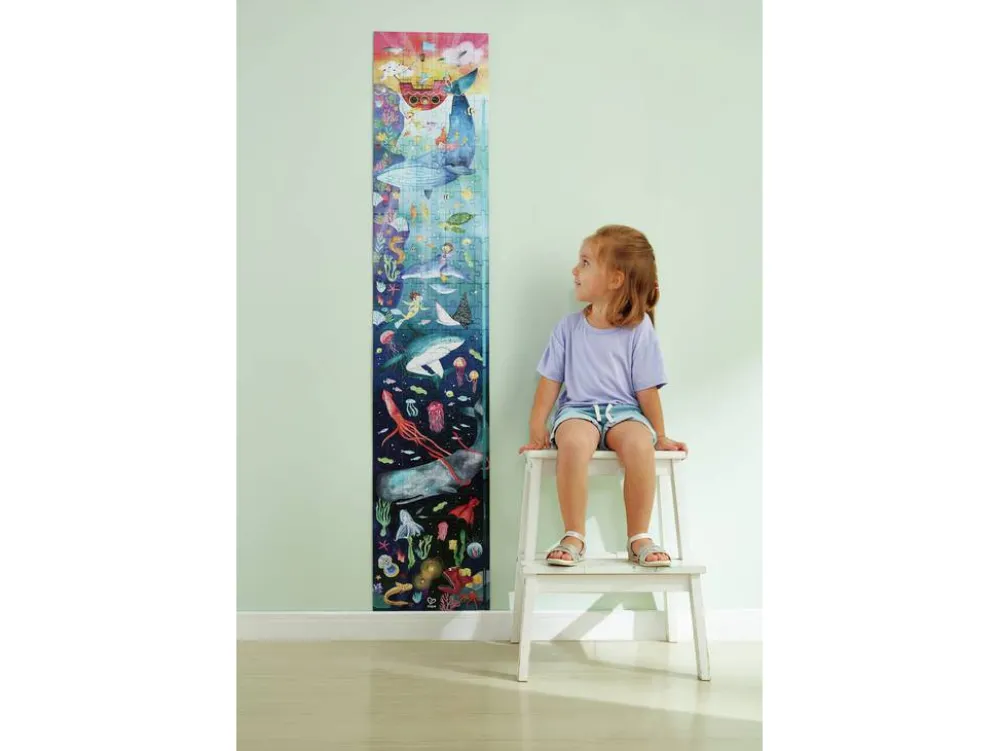 Hape Puzzle Vida Marina 1,5 metros ·*Niños Puzzles 200 Piezas|Puzzles Hape