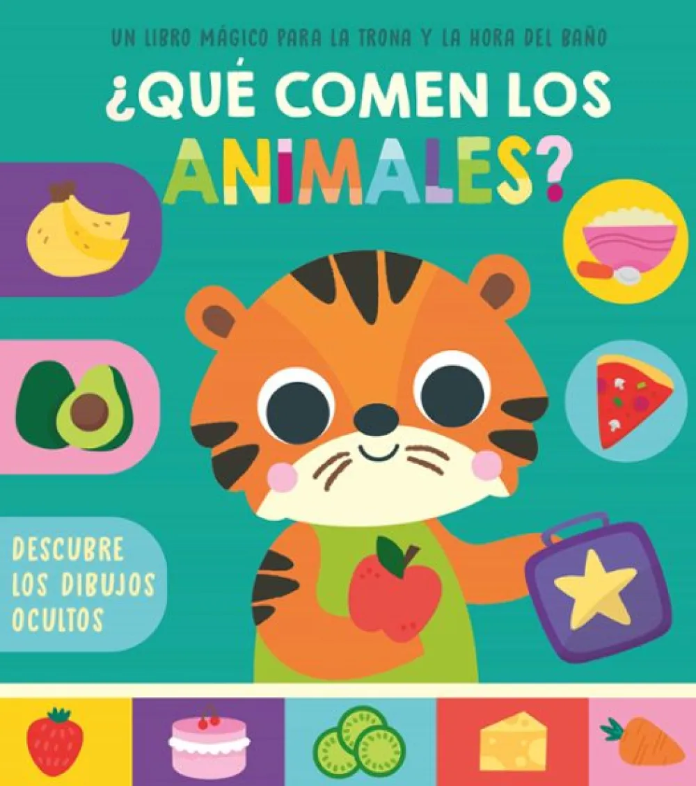 SM ¿Qué comen los animales?* Libros Sobre Primeras Experiencias|Libros Manipulativos