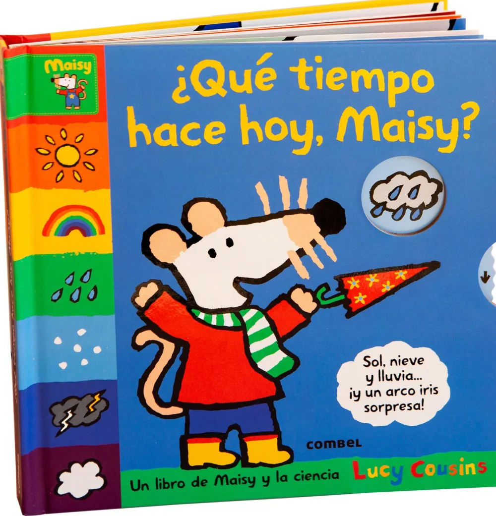 Combel ¿Qué tiempo hace hoy, Maisy?* Libros Manipulativos|Libros De Cartoné