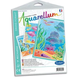 Sentosphère Recambio láminas Aquarellum Grand Arrecifes de Coral*Niños Kit De Manualidades