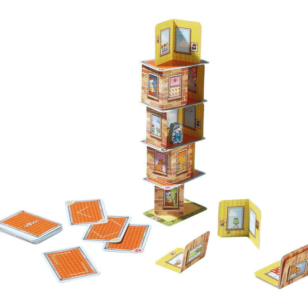 HABA Rhino Hero ·*Niños Juegos Haba|Juegos De Mesa Competitivos