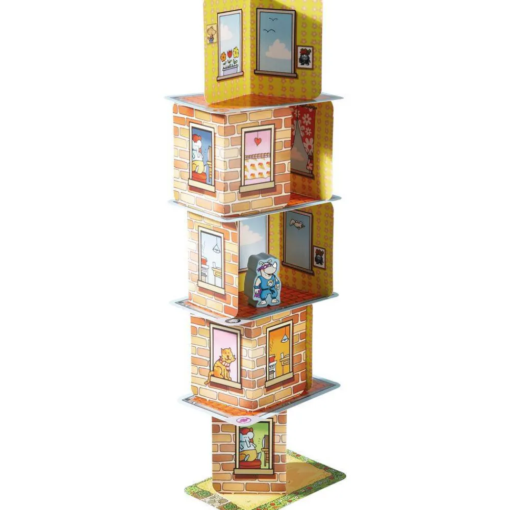 HABA Rhino Hero ·*Niños Juegos Haba|Juegos De Mesa Competitivos
