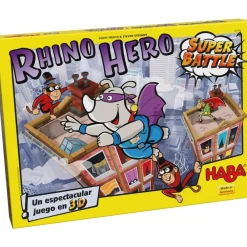 HABA Rhino Hero - Super Battle ·*Niños Juegos Haba|Juegos De Mesa Competitivos