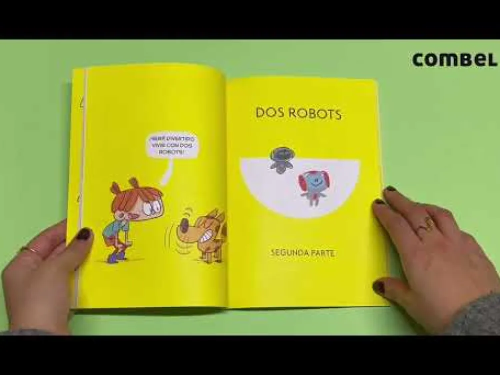 Combel Rob&Ot 1 - Dos Robots* Libros En Mayúsculas