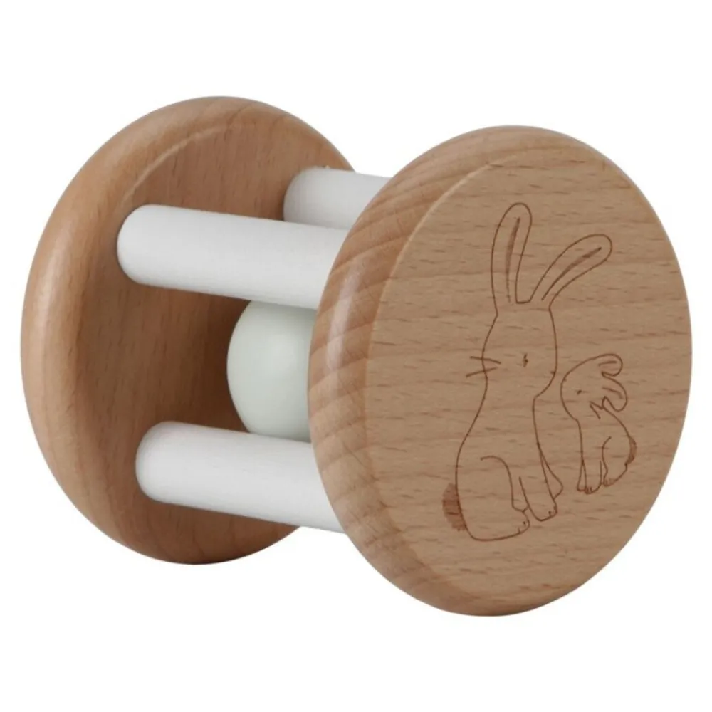 Little Dutch Roller Baby Bunny ·*Niños Juguetes Waldorf|Juguetes De Madera Para Niños
