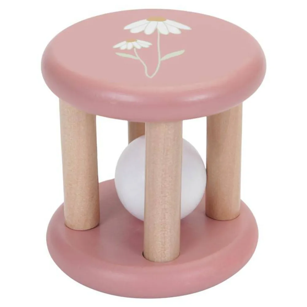 Little Dutch Roller Flowers Rosa*Niños Juguetes Waldorf|Juguetes Montessori
