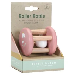 Little Dutch Roller Flowers Rosa*Niños Juguetes Waldorf|Juguetes Montessori