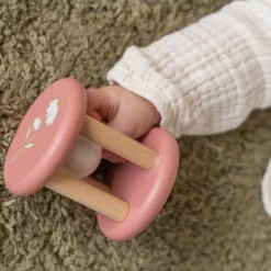 Little Dutch Roller Flowers Rosa*Niños Juguetes Waldorf|Juguetes Montessori