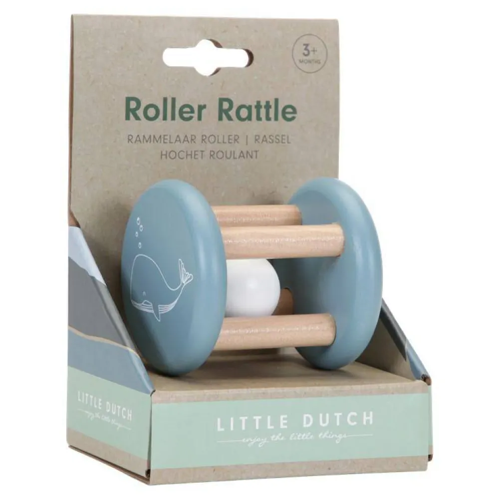 Little Dutch Roller Ocean Azul*Niños Juguetes Waldorf|Juguetes Montessori