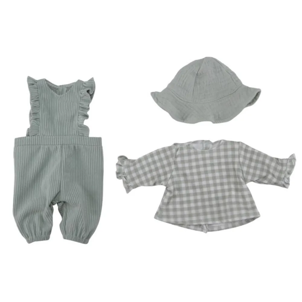 Little Dutch Ropita muñeca verde cuadros ·*Niños Muñecos Bebés