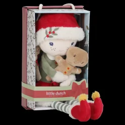 Little Dutch Rosa Muñeca Blandita Navidad ·*Niños Muñecos Blanditos|Juguetes Montessori